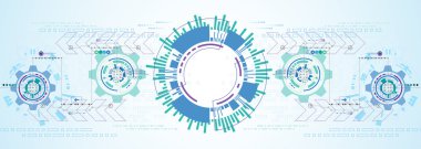 Arka plan görüntüsü, inovasyonun soyut kavramını gösterir ve teknoloji işletmenize uygulanabilir.