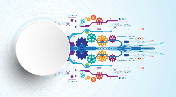 Arka plan görüntüsü, inovasyonun soyut kavramını gösterir ve teknoloji işletmenize uygulanabilir.