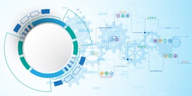 Arka plan görüntüsü, inovasyonun soyut kavramını gösterir ve teknoloji işletmenize uygulanabilir.
