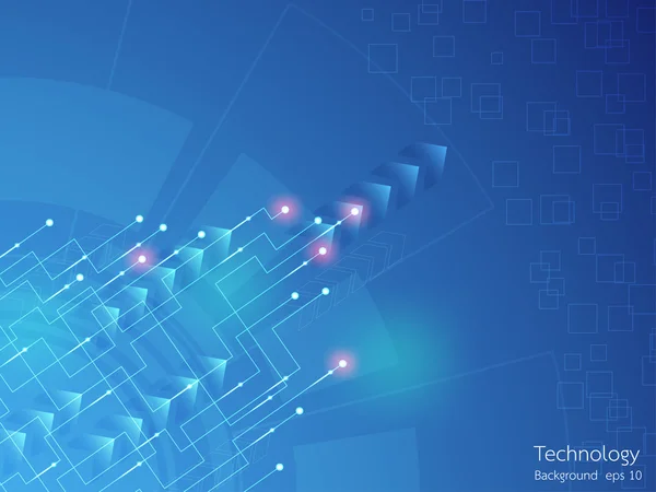 Antecedentes abstratos vetoriais mostram a inovação dos conceitos de tecnologia e tecnologia. Pode ser aplicado aos seus negócios . —  Vetores de Stock