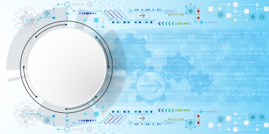 Vektör arka plan yenilik, teknoloji ve teknoloji kavramları gösterir. İşletmeler için uygulanabilir.