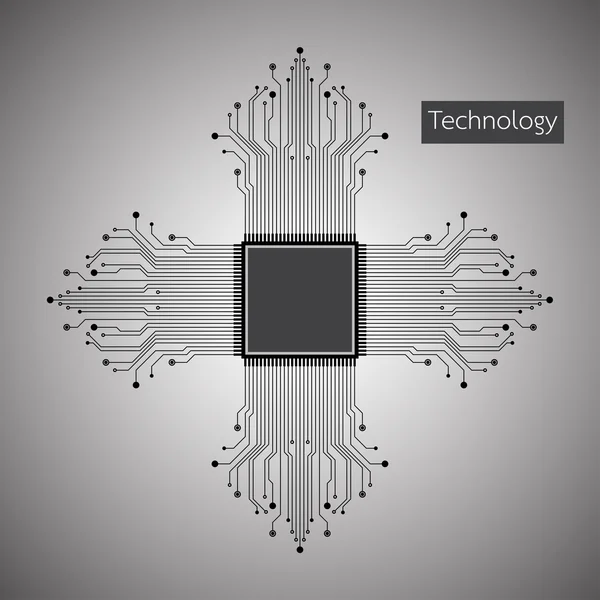 Antecedentes abstratos vetoriais mostram a inovação dos conceitos de tecnologia e tecnologia. Pode ser aplicado aos seus negócios . —  Vetores de Stock