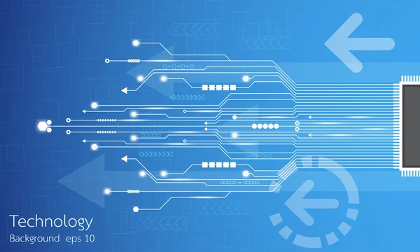 Antecedentes abstratos vetoriais mostram a inovação dos conceitos de tecnologia e tecnologia. Pode ser aplicado aos seus negócios . —  Vetores de Stock