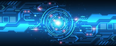 Vektör arka plan yenilik, teknoloji ve teknoloji kavramları gösterir. İşletmeler için uygulanabilir.