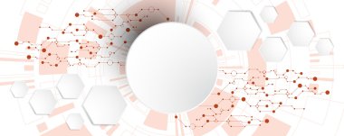 Vektör arka plan yenilik, teknoloji ve teknoloji kavramları gösterir. İşletmeler için uygulanabilir.