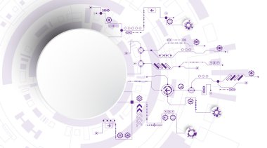 Vektör arka plan yenilik, teknoloji ve teknoloji kavramları gösterir. İşletmeler için uygulanabilir.