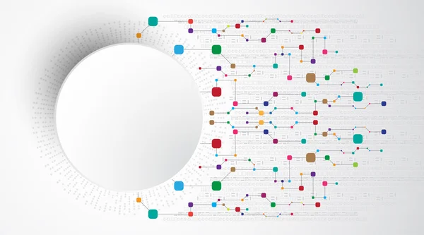 Vektör arka plan yenilik, teknoloji ve teknoloji kavramları gösterir. İşletmeler için uygulanabilir.