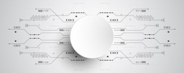 Vektör arka plan yenilik, teknoloji ve teknoloji kavramları gösterir. İşletmeler için uygulanabilir.