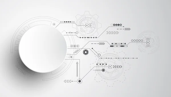 Векторный абстрактный фон показывает инновации технологий и технологических концепций. Может быть применен к вашему бизнесу . — стоковый вектор