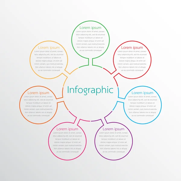 Wektora infographic szablony dla szczegółowych raportów z różnych etapów procesu. — Wektor stockowy