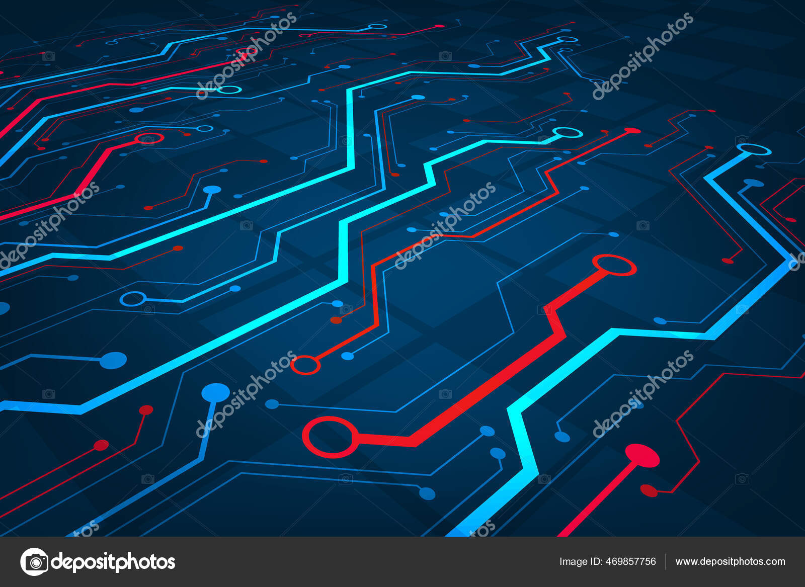 Design Concept Electronic Circuit Boards Stock Vector by  ©phai.analog@gmail.com 469857756