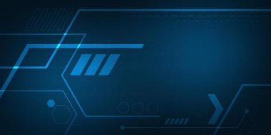 Teknoloji kavramında vektör arkaplan.