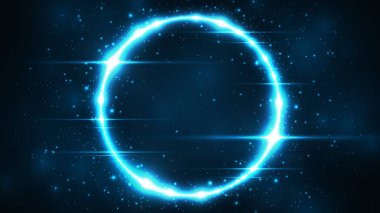 Işık parıltılarıyla çevrili soyut arkaplan.