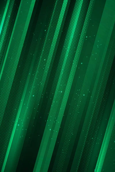 Dinamik tarzda çapraz yeşil soyut arkaplan tasarımı.