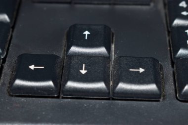 Black keyboard Arrow key with 4 dimension