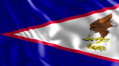Amerikan Samoa Bayrak Canlandırma Kumaşı arkaplanı