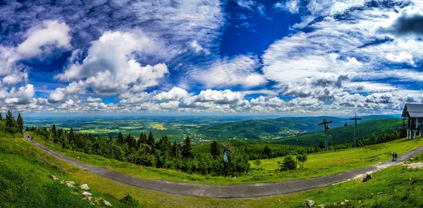 Panorama mozzafiato sulle montagne — Foto Stock