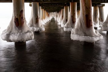 Güzel kış manzarayı insansız, manzarasız, Baltık 'sız görüyor