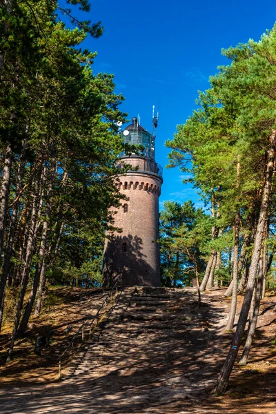 Schöne Landschaft Mit Leuchtturm Nähe Ostsee Slowin — Stockfoto