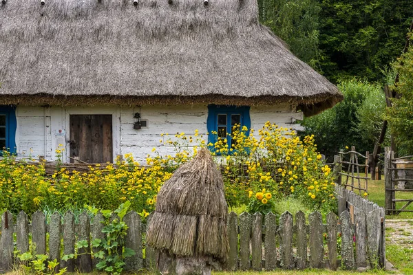 Old Village Open Air Museum Bialowiejski National Park — Stock Photo, Image