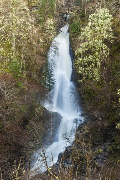 Cachoeira Natural Deslumbrante Highlands Escócia — Fotografia de Stock