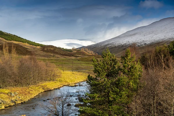 Ypical Skót Panoráma Hegyek Felföld Skócia — Stock Fotó