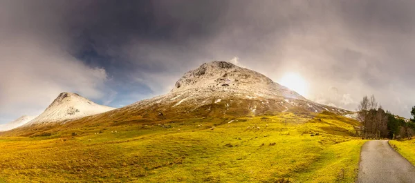 Impresionante Panorama Vista Del Paisaje Escocés Highlands Escocia — Foto de Stock