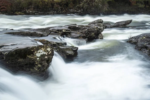 Impresionante Cascada Natural Killin Highlands Escocia —  Fotos de Stock