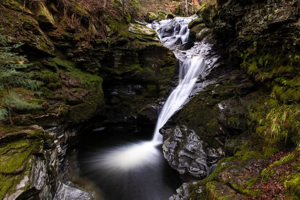 Atemberaubender Natürlicher Wasserfall Highlands Schottland — Stockfoto