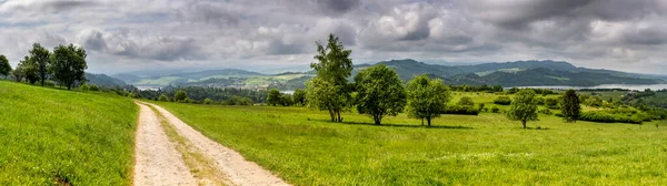 波兰波德哈勒美丽的风景全景 — 图库照片