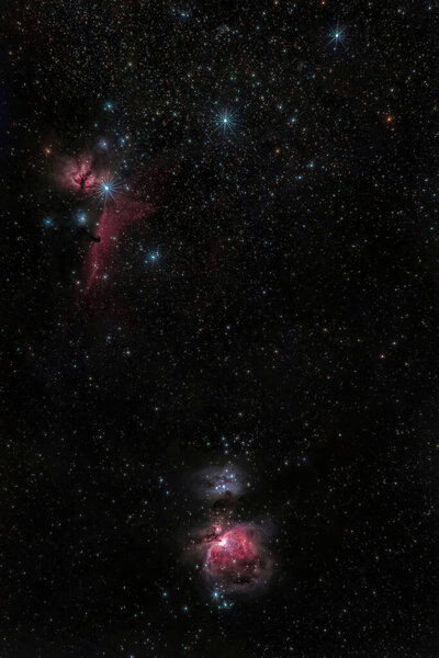 Orion molecular cloud complex cover the Horsehead Nebula the Ori