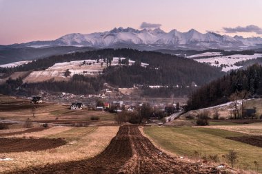 Tatra Dağları manzaralı güzel bir manzara.