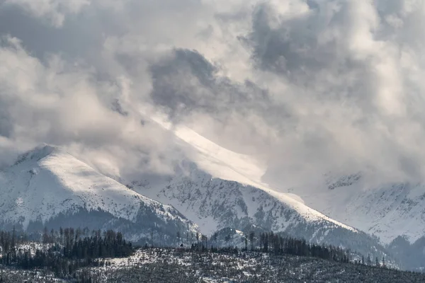 Vackert Landskap Med Utsikt Över Tatrabergen — Stockfoto