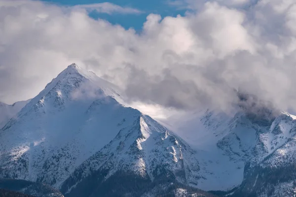 Beau Paysage Avec Vue Sur Les Montagnes Tatra — Photo