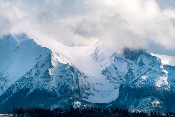 Bela Paisagem Com Vista Para Montanhas Tatra — Fotografia de Stock