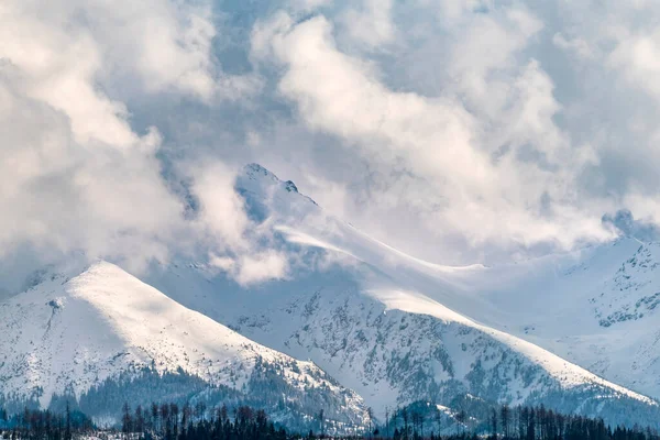 Beau Paysage Avec Vue Sur Les Montagnes Tatra — Photo