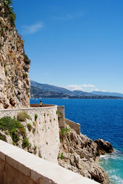 Bella vista sul mare a Monaco — Foto Stock