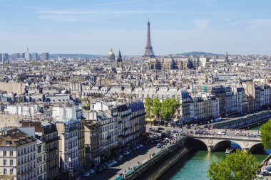 Paris 'in panoramik manzarası 