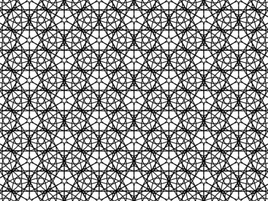 Kusursuz soyut desen. Renkler için siyah-beyaz doğrusal çizim. Yetişkinler için vektör boyama kitabı.