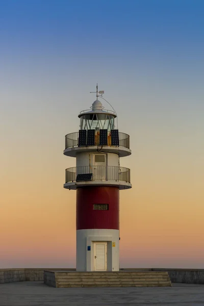 Faro Cabo Ortegal Costa Galicia Amanecer — Foto de Stock