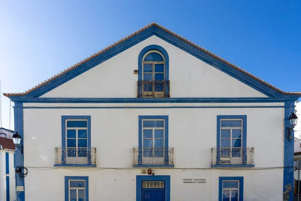 Sines Portogallo Dicembre 2020 Veduta Del Centro Culturale Emmerico Nunes — Foto Stock