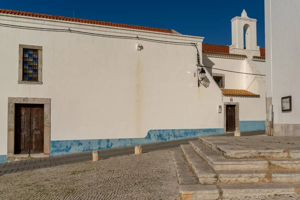 Sines Portugal Dezembro 2020 Edifícios Portugueses Típicos Azuis Brancos Cidade — Fotografia de Stock