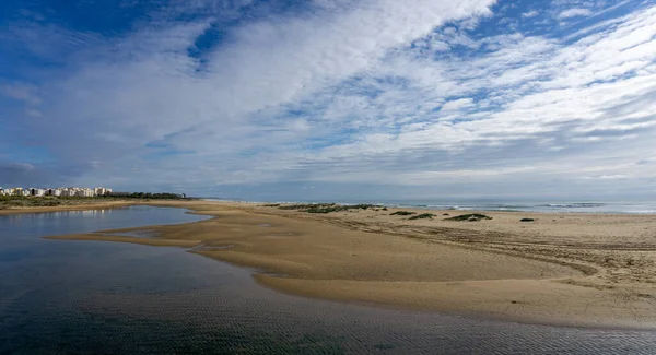 Pittoresca Spiaggia Laguna Isla Cristina Andalusia — Foto Stock