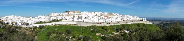 Vejer Frontera Spain January 2021 Panorama Historic Whitewashed Andalusian Village — Stock Photo, Image