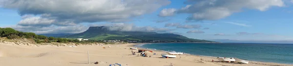 Panoramatická Krajina Bolonia Beach Písečná Duna Costa Luz Andalusii — Stock fotografie