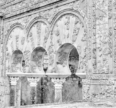 Cordoba, İspanya - 31 Ocak 2021: Medine Azahara harabelerindeki Ya 'far Evi manzarası