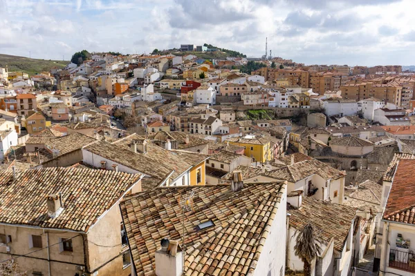Pohled Střechy Barevné Domy Starého Centra Města Cuenca — Stock fotografie