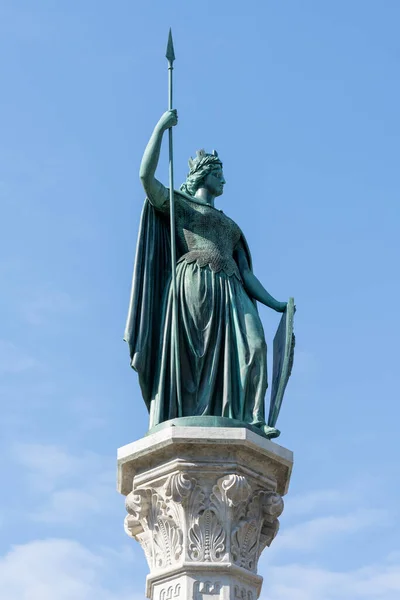 Vista Cerca Del Staute Berna Santo Patrón Símbolo Ciudad Berna — Foto de Stock