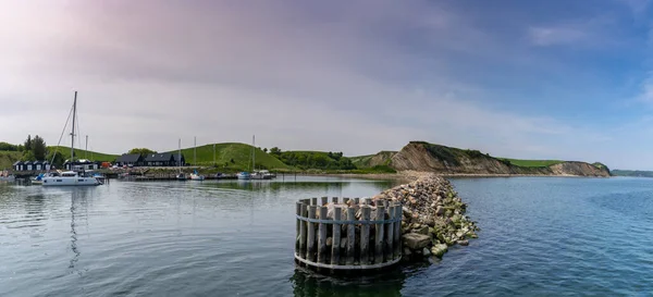 Ejerslev Lyng Denmark June 2021 Panorama Picturesque Harbour Marina Ejerslev — 图库照片