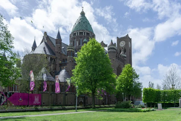 Haarlem Países Bajos Mayo 2021 Vista Catedral San Bavo Haarlem — Foto de Stock